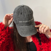 Zwarte Denim Pet - Anti-Social Cat Owner