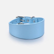 Babyblauwe Brede Hondenhalsband