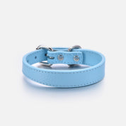 Dunblauw Hondenhalsband Dun