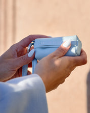 Babyblauwe Poepzakhouder