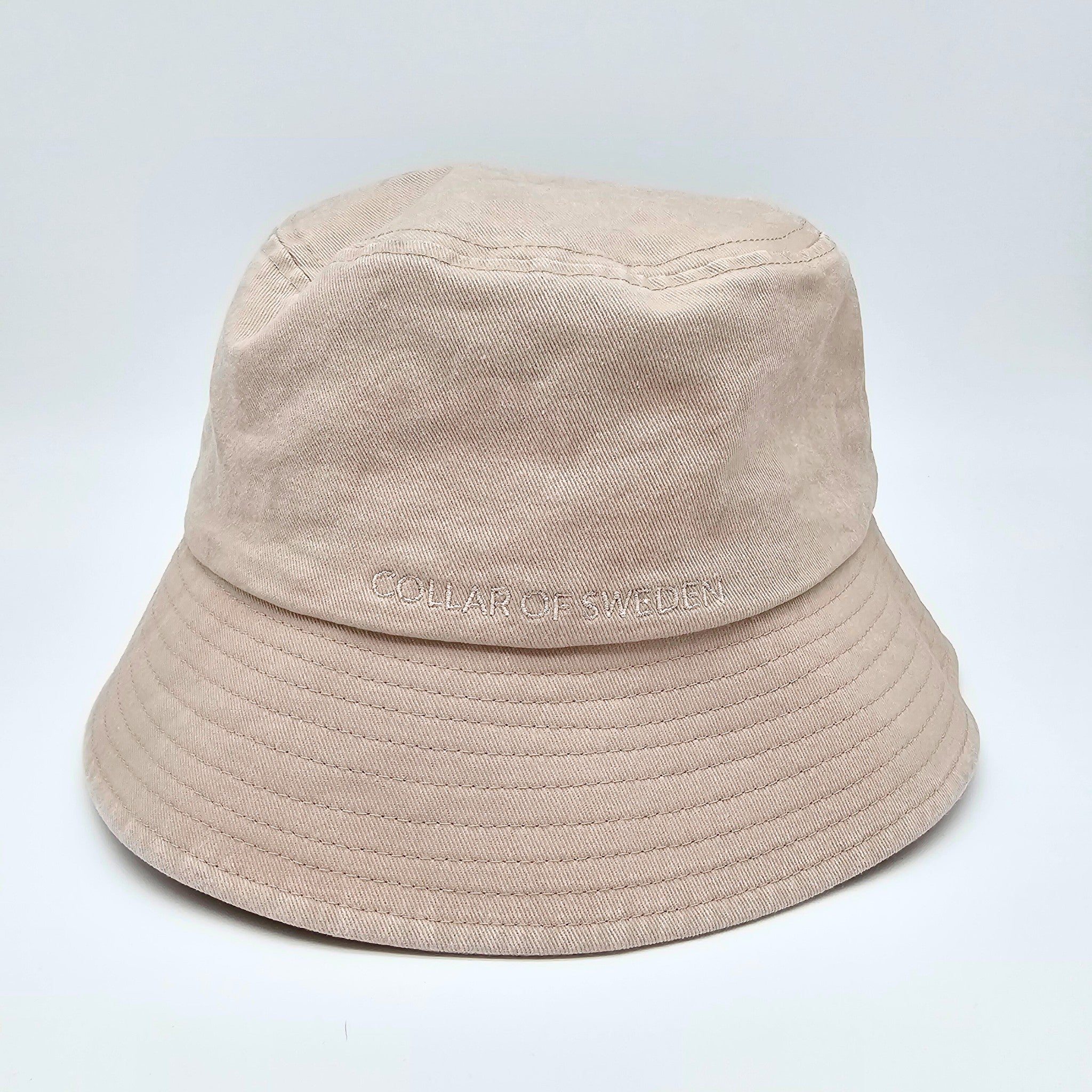Beige Denim Vissershoed - Honden & Wijn Maken Alles Fijn