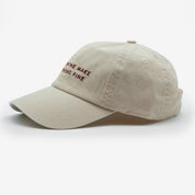 Beige Denim Pet - Dogs & Wine Make Everything Fine