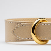 Dunne Beige Hondenhalsband