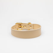 Dunne Beige Hondenhalsband