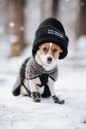 Zwarte Wol Muts - Anti-Social Dog Owner