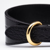 Zwarte Krokodillenhondenhalsband Breed