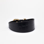 Zwarte Krokodillenhondenhalsband Breed
