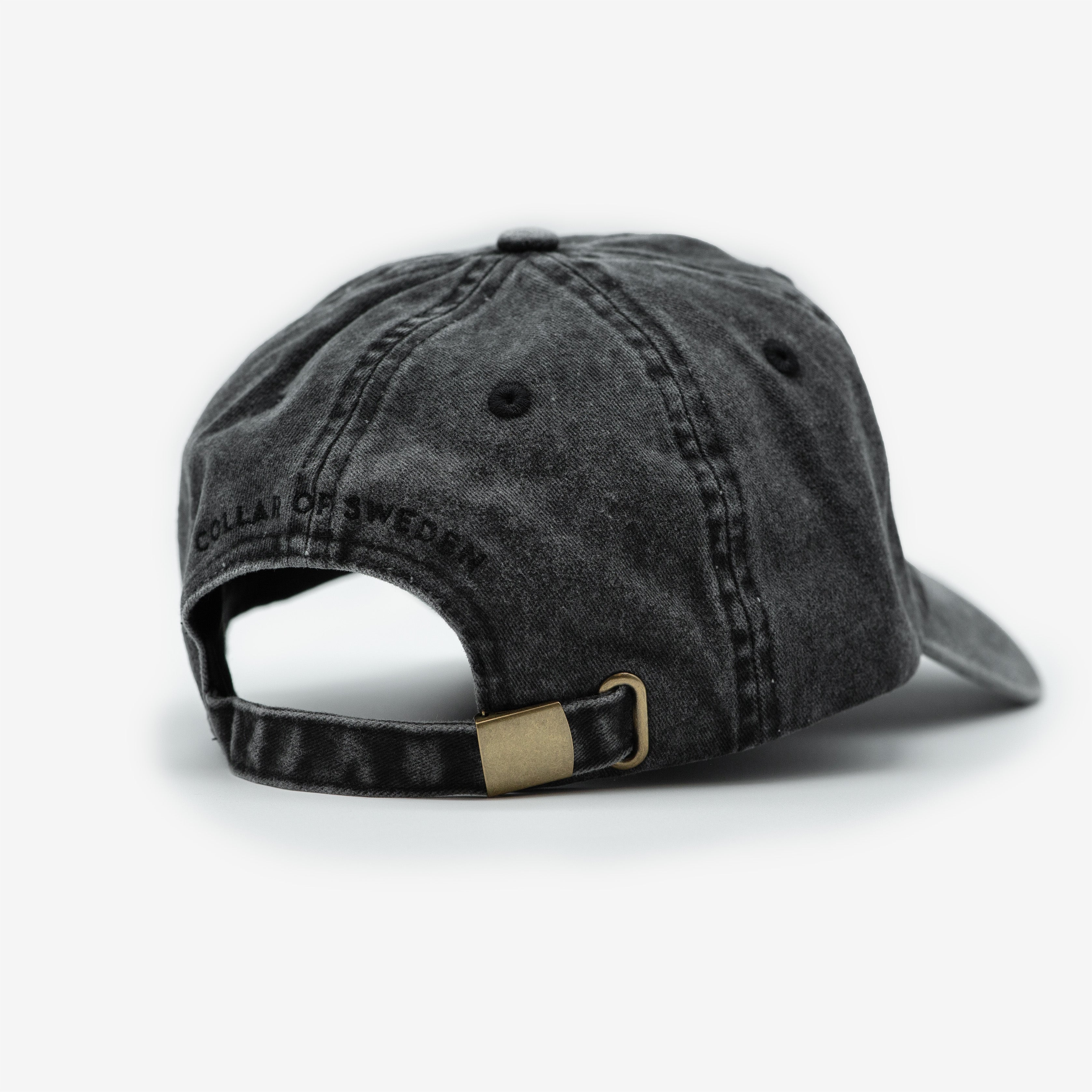 Black Denim Cap - Dogs & Wine Make Everything Fine