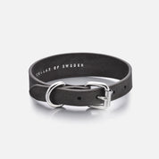 Zwart Denim Hondenhalsband Dun
