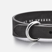Zwart Denim Hondenhalsband Dun