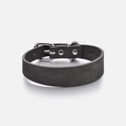Zwart Denim Hondenhalsband Dun