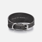 Zwart Denim Hondenhalsband Breed