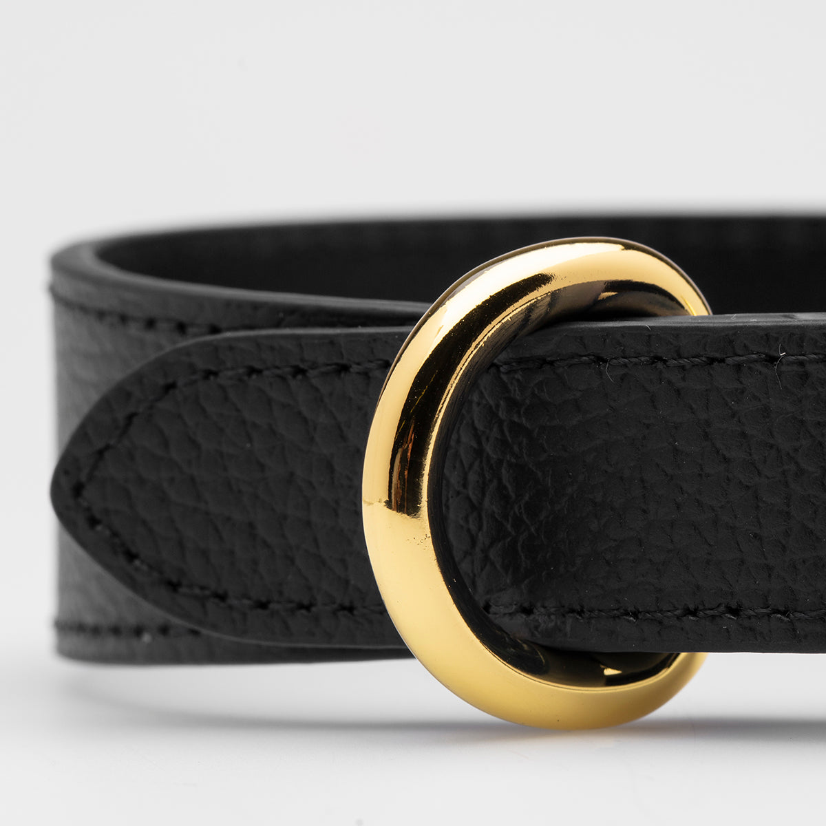 Zwarte Dunne Hondenhalsband