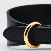 Zwarte Brede Hondenhalsband