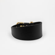 Zwarte Brede Hondenhalsband