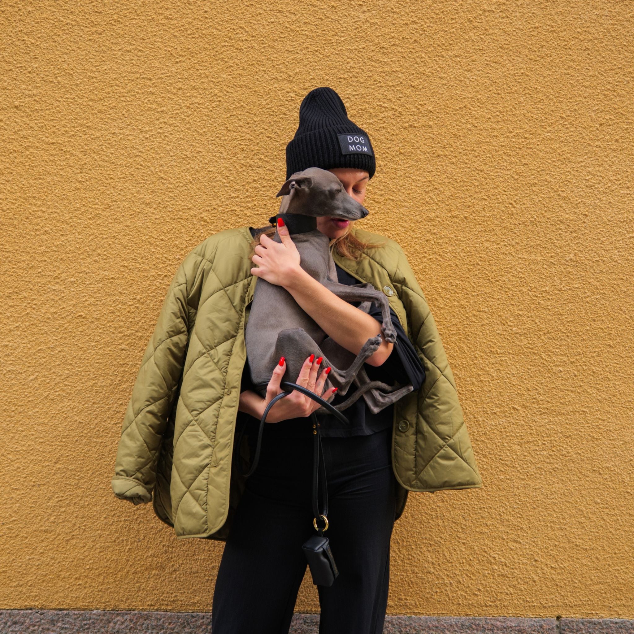 Zwarte Wol Muts - Anti-Social Dog Owner