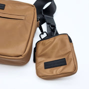 Reflecterende Bronzen Hondenwandel Tas - Crossbody 