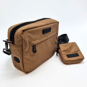 Reflecterende Bronzen Hondenwandel Tas - Crossbody 