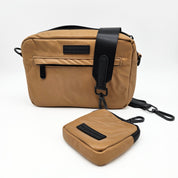 Reflecterende Bronzen Hondenwandel Tas - Crossbody 
