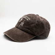 Bruine denim pet - logo "Cats & Wine Make Everything Fine" 