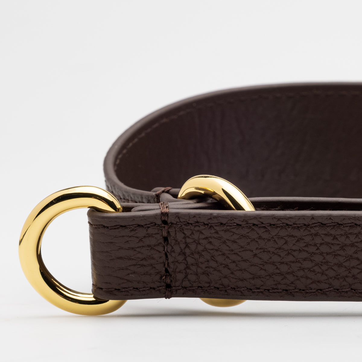 Koffiebruin Martingale Halsband voor Honden (Breed)