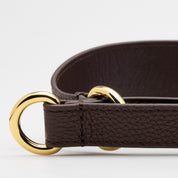 Koffiebruin Martingale Halsband voor Honden (Breed)
