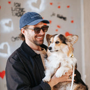 Donkerblauwe Denim Pet - The Dogfather