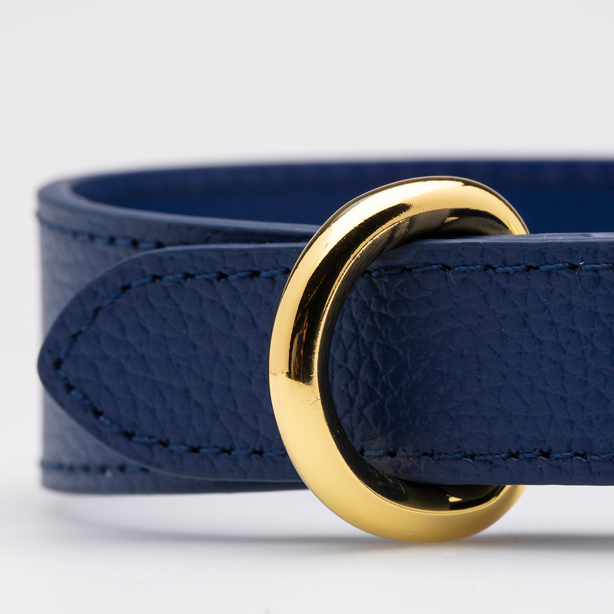 Donkerblauwe Dunne Hondenhalsband
