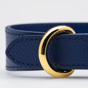 Donkerblauwe Dunne Hondenhalsband