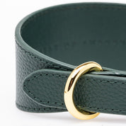 Donkergroene Brede Hondenhalsband