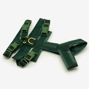 Donkergroen Y-Harnas XS