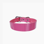 Glanzende Roze Dunne Hondenhalsband