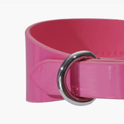 Glanzende Roze Hondenhalsband Breed