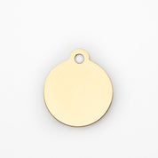 Gegraveerde Hondenpenning - Premium Gouden Cirkel