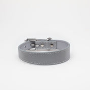 Reflecterende Zilveren Dunne Hondenhalsband