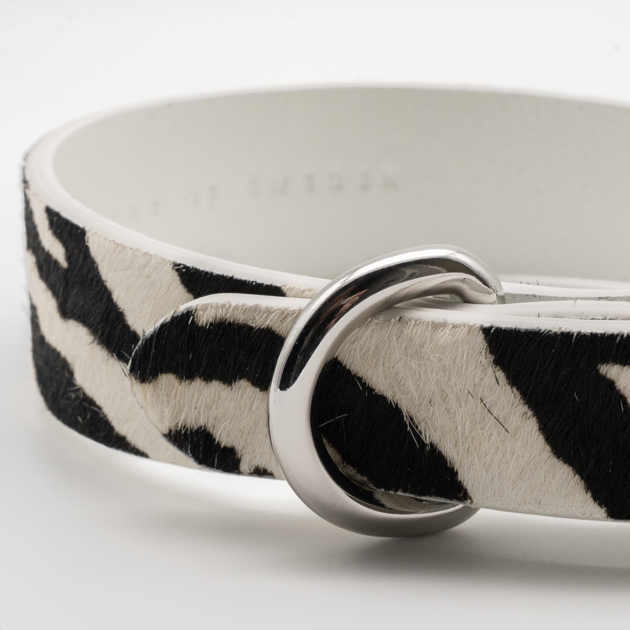 Dunne Hondenhalsband Zebra
