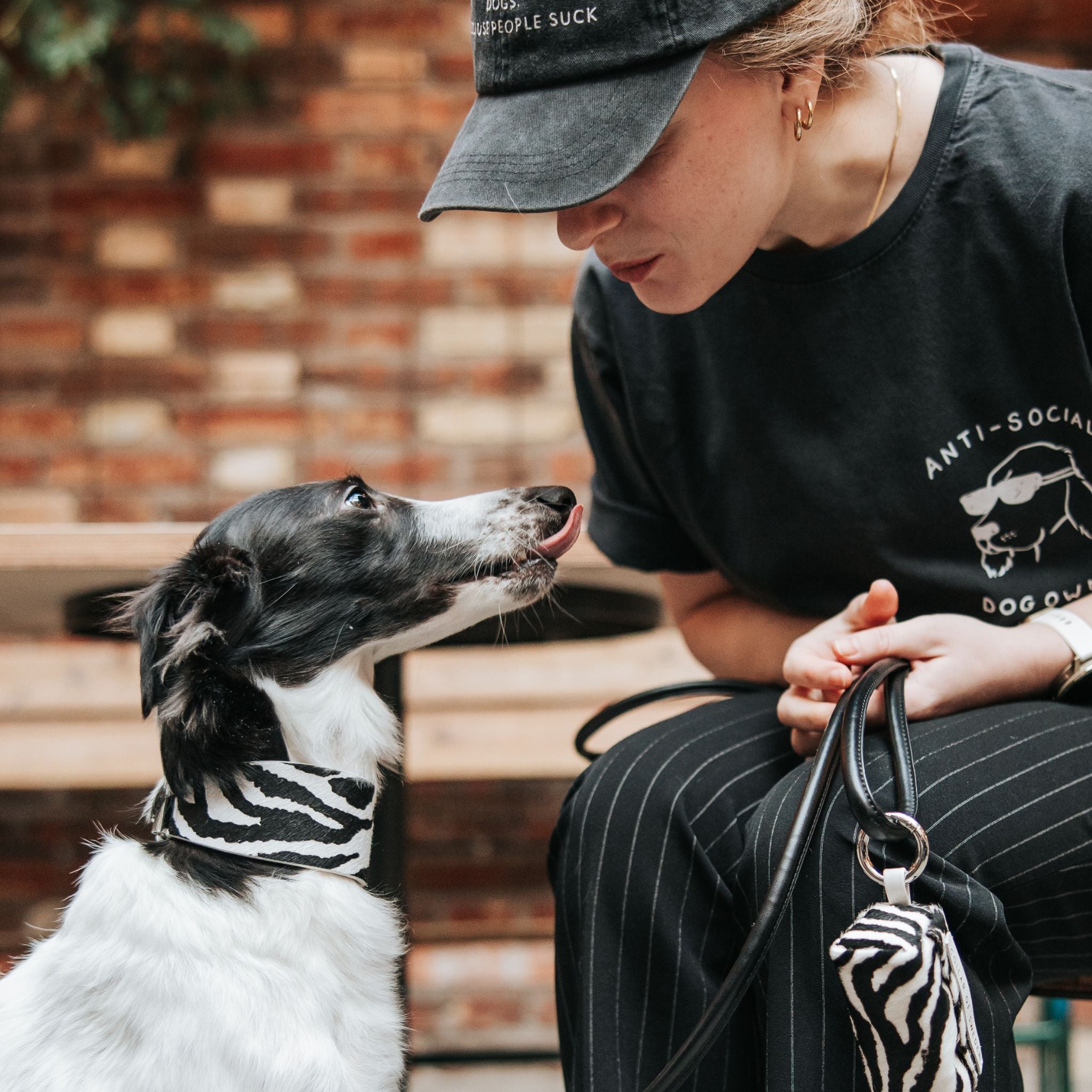 Vintage Black T-shirt - Anti-Social Dog Owner